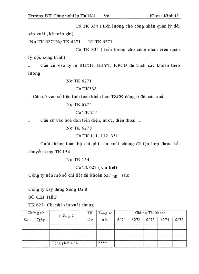 image for page Hoàn thiện công tác hạch toán chi phí sản xuất và tính giá thành sản phẩm tại Công ty xây dựng Sông Đà 8