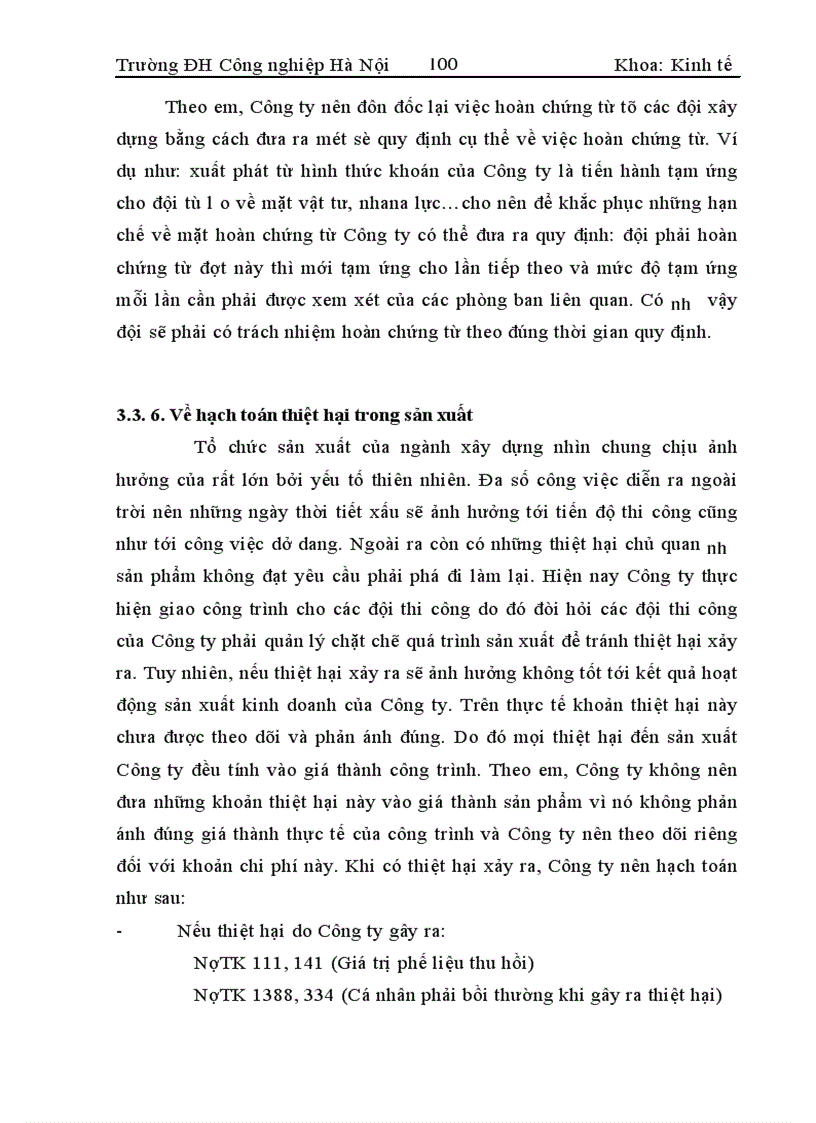 image for page Hoàn thiện công tác hạch toán chi phí sản xuất và tính giá thành sản phẩm tại Công ty xây dựng Sông Đà 8
