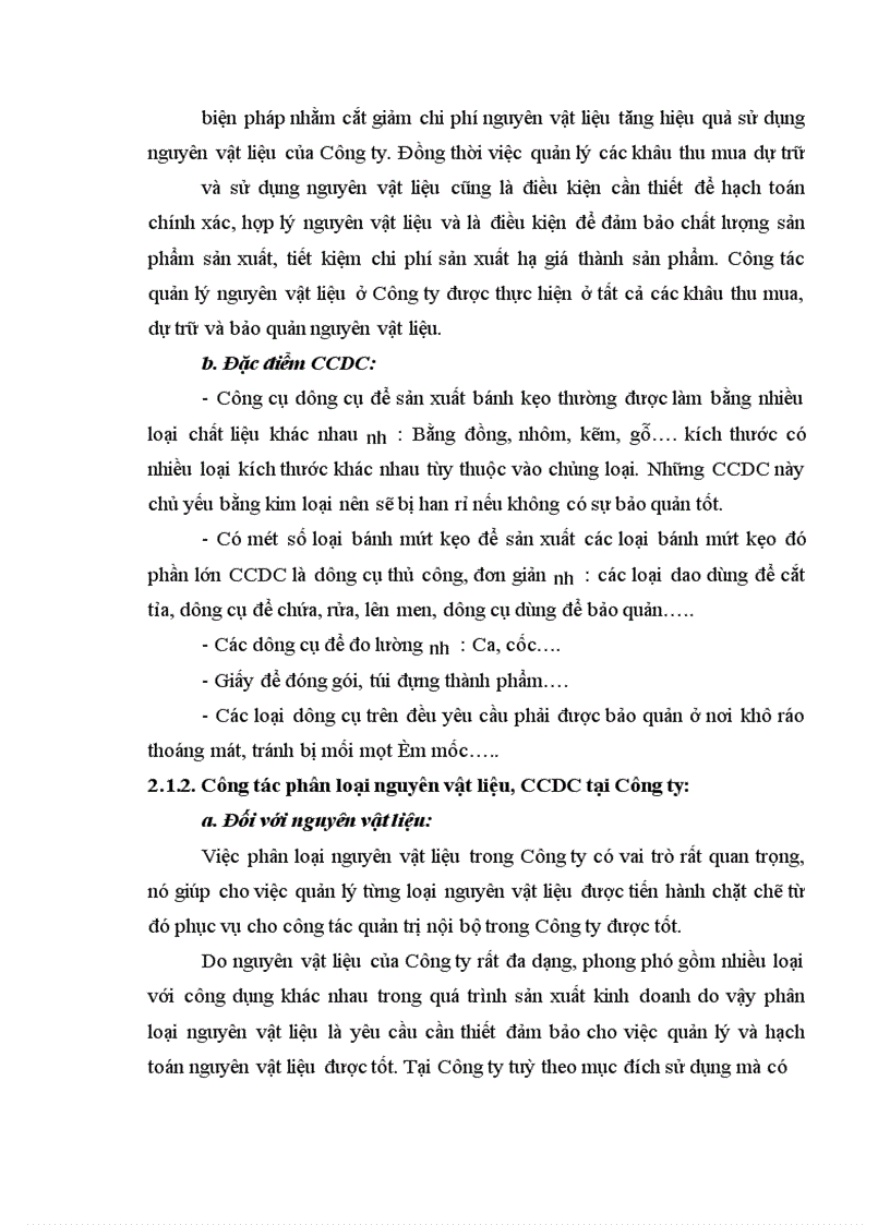 image for page Công tác kế toán nguyên liệu vật liệu và công cụ dụng cụ tại Công ty TNHH sản xuất và thương mại Hoàng Minh