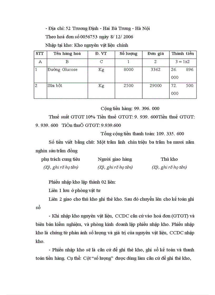image for page Công tác kế toán nguyên liệu vật liệu và công cụ dụng cụ tại Công ty TNHH sản xuất và thương mại Hoàng Minh