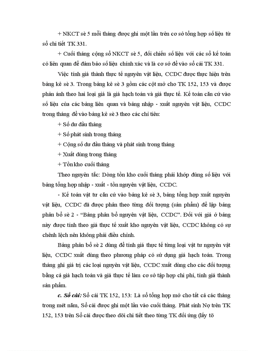 image for page Công tác kế toán nguyên liệu vật liệu và công cụ dụng cụ tại Công ty TNHH sản xuất và thương mại Hoàng Minh