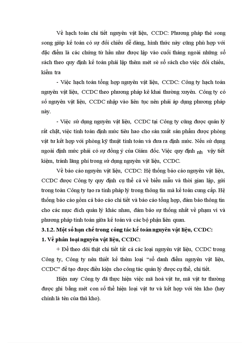 image for page Công tác kế toán nguyên liệu vật liệu và công cụ dụng cụ tại Công ty TNHH sản xuất và thương mại Hoàng Minh