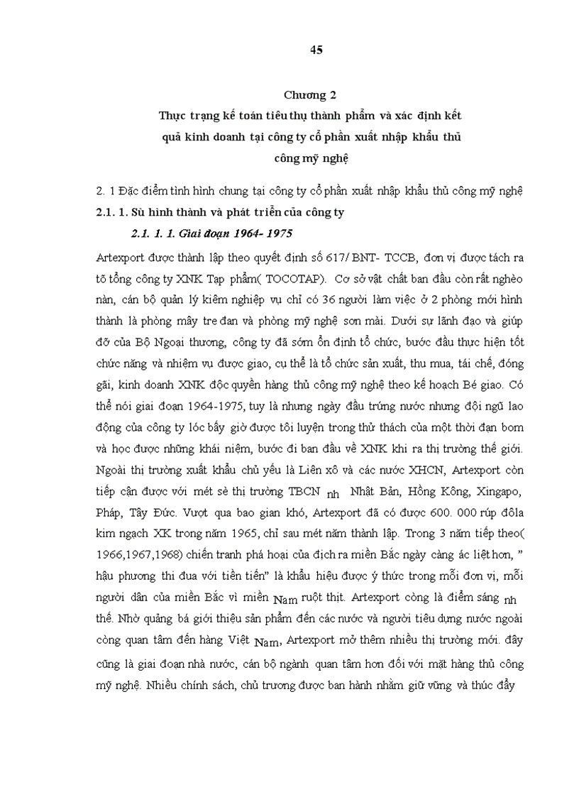 image for page Hoàn thiện công tác kế toán tiêu thụ và xác định kết quả kinh doanh tại Công ty Cổ phần Xuất Nhập khẩu thủ công mỹ nghệ