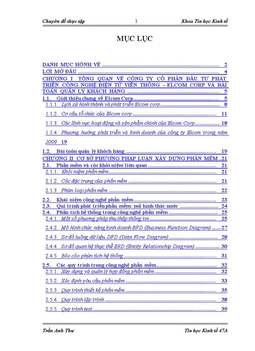 image for page Quản lý khách hàng tại công ty Cổ phần đầu tư phát triển công nghệ điện tử viễn thông – Elcom Corp