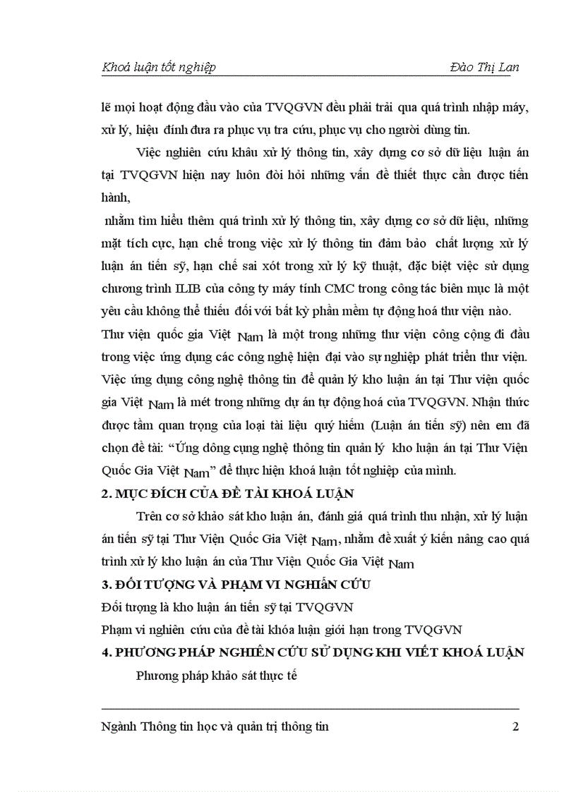 image for page Ứng dụng công nghệ thông tin quản lý kho luận án tại Thư Viện Quốc Gia Việt Nam