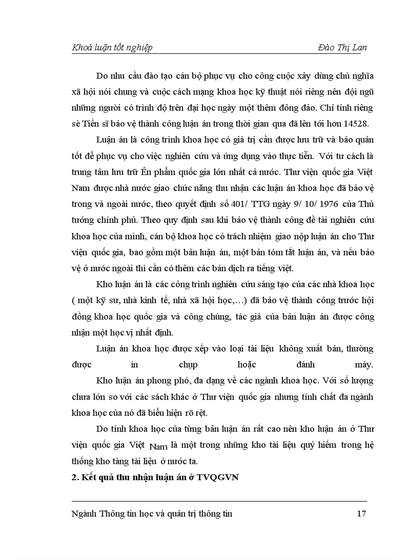 image for page Ứng dụng công nghệ thông tin quản lý kho luận án tại Thư Viện Quốc Gia Việt Nam