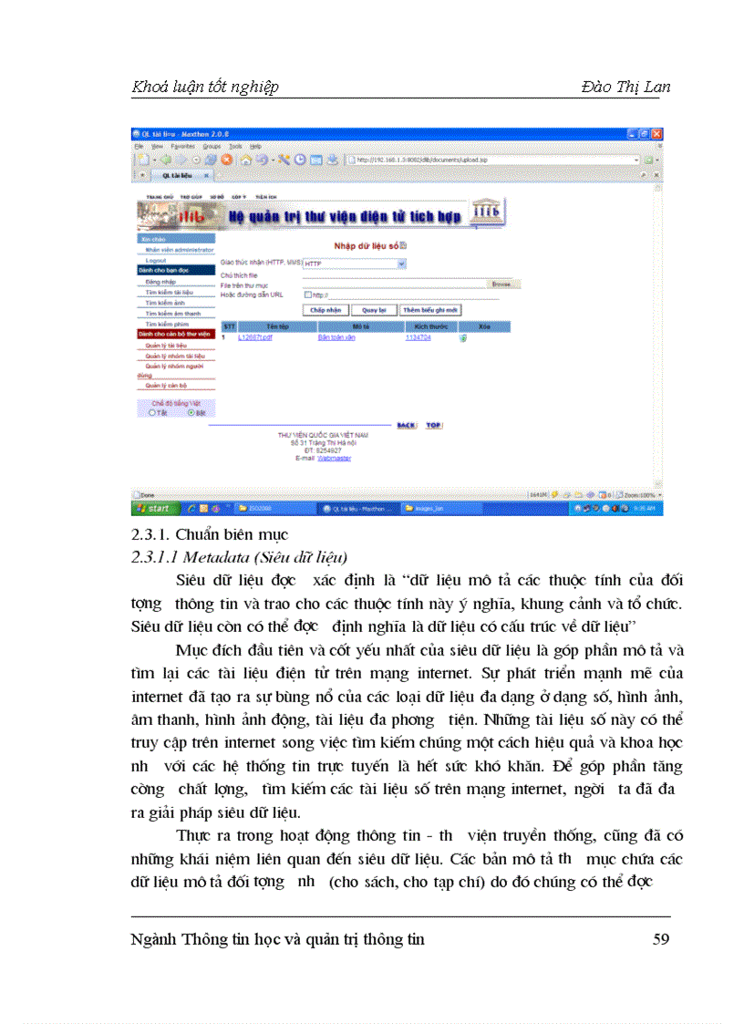 image for page Ứng dụng công nghệ thông tin quản lý kho luận án tại Thư Viện Quốc Gia Việt Nam