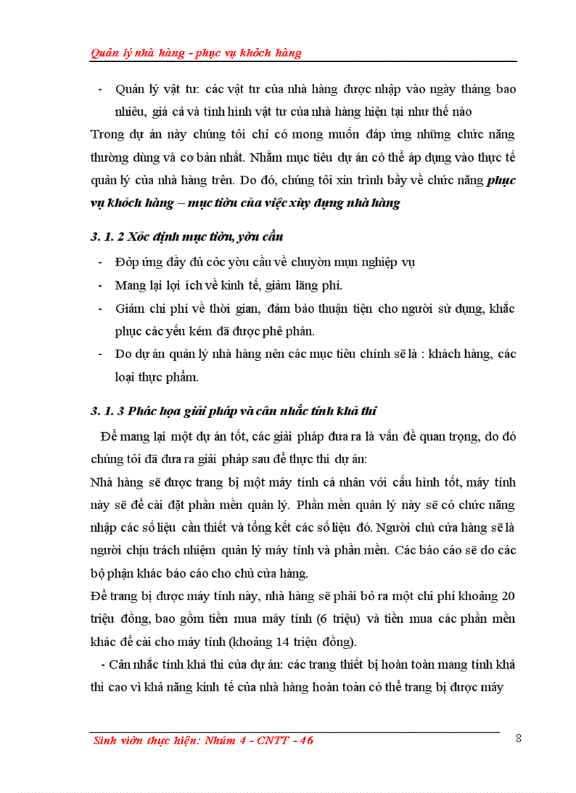 image for page Quản lý nhà hàng - phục vụ khách hàng