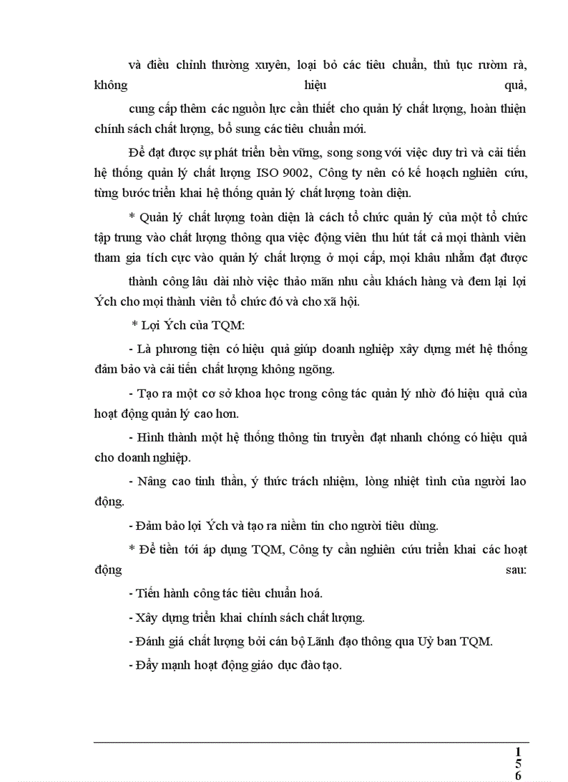 image for page Một số biện pháp nhằm nâng cao hiệu quả công tác quản lý chất lượng, nâng cao chất lượng sản phẩm, tăng khả năng xuất khẩu tại Công ty Kim Khí Thăng Long