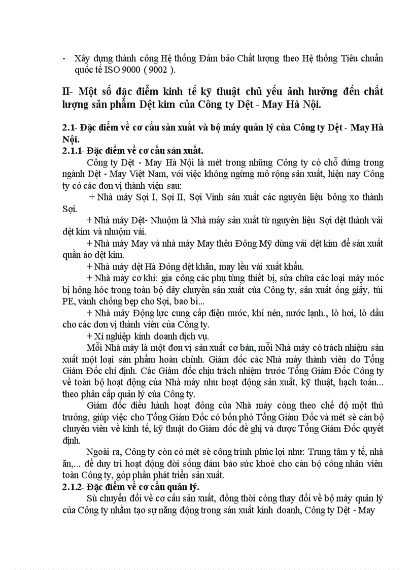 image for page Một số giải pháp nhằm nâng cao chất lượng sản phẩm Dệt kim của Công ty Dệt- May Hà Nội