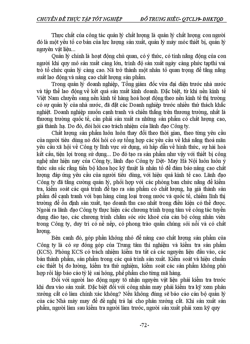 image for page Một số giải pháp nhằm nâng cao chất lượng sản phẩm Dệt kim của Công ty Dệt- May Hà Nội