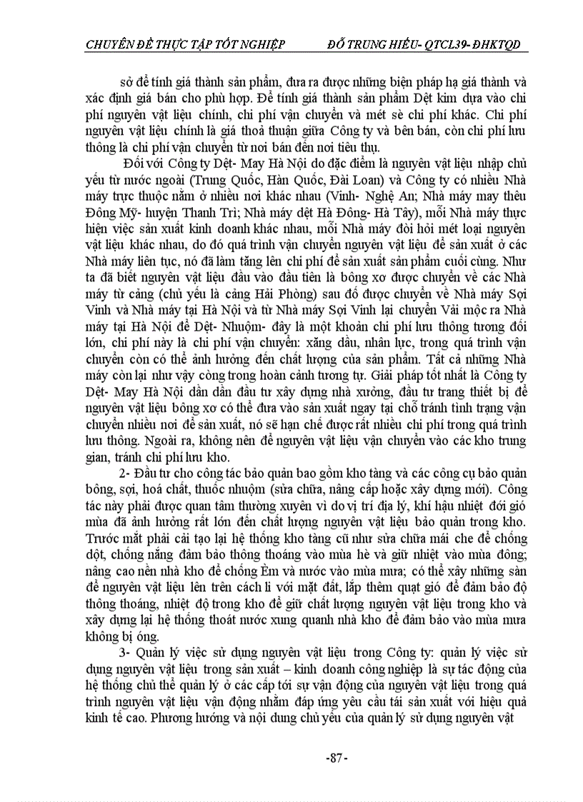 image for page Một số giải pháp nhằm nâng cao chất lượng sản phẩm Dệt kim của Công ty Dệt- May Hà Nội