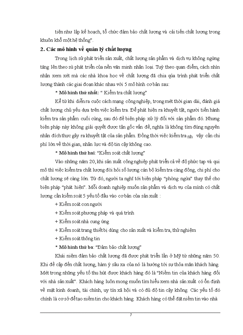 image for page Giải pháp hoàn thiện hệ thống quản lý chất lượng ISO 9001:2000 tại Công ty Cơ khí Hà Nội