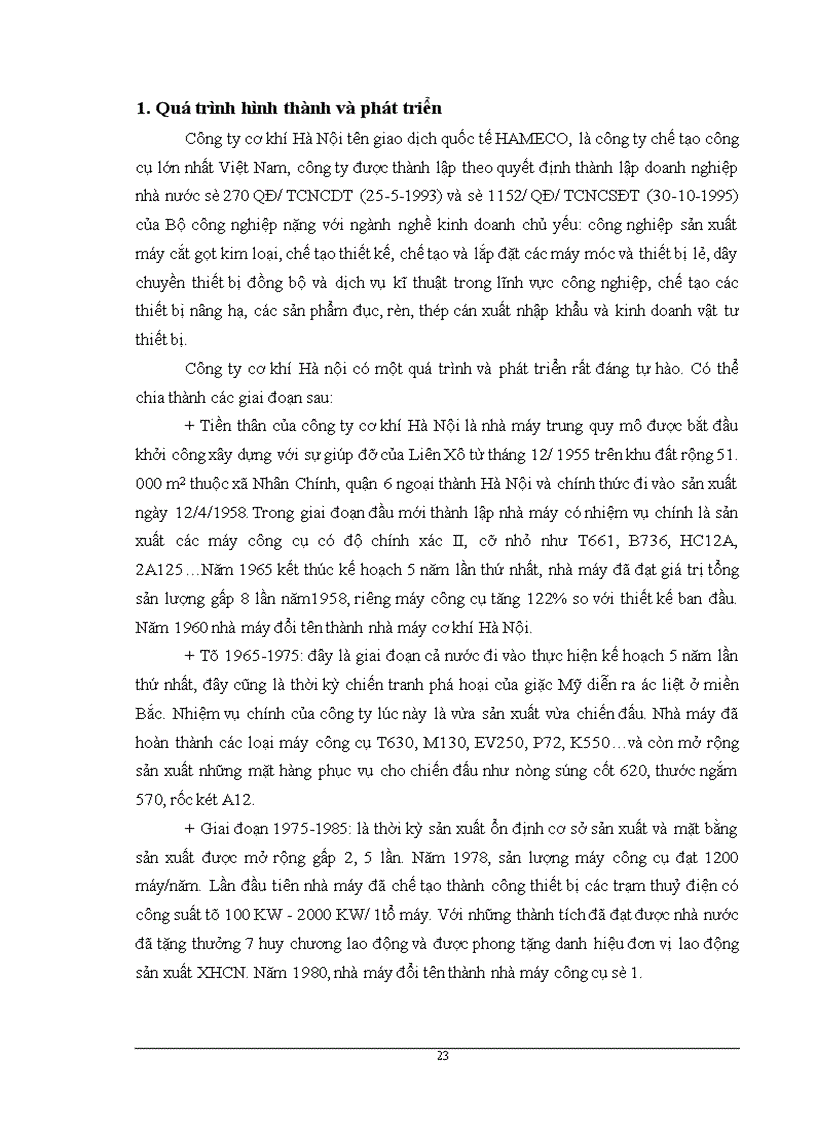 image for page Giải pháp hoàn thiện hệ thống quản lý chất lượng ISO 9001:2000 tại Công ty Cơ khí Hà Nội