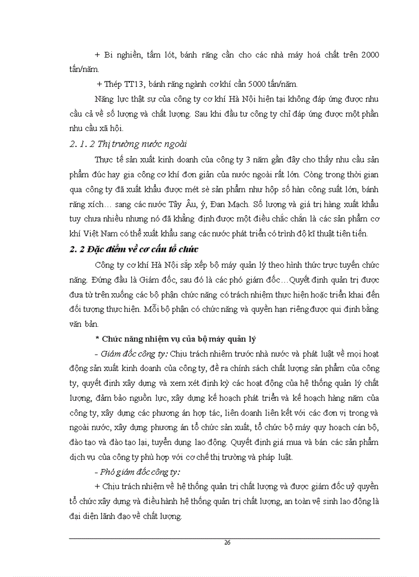 image for page Giải pháp hoàn thiện hệ thống quản lý chất lượng ISO 9001:2000 tại Công ty Cơ khí Hà Nội