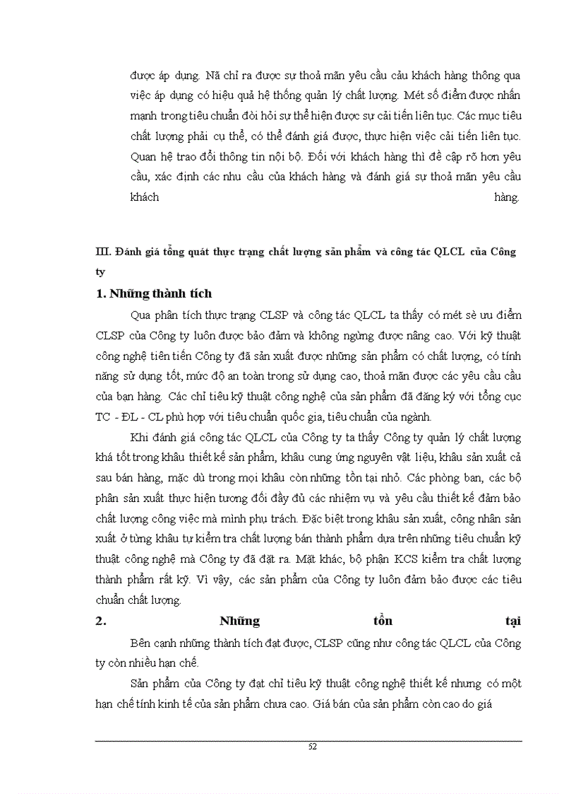 image for page Giải pháp hoàn thiện hệ thống quản lý chất lượng ISO 9001:2000 tại Công ty Cơ khí Hà Nội