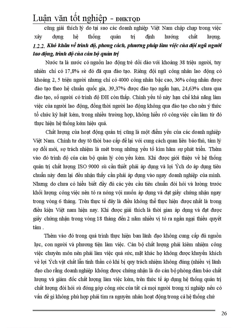 image for page Một số giải pháp hoàn thiện hệ thống quản trị chất lượng tại Công ty Que hàn điện Việt Đức