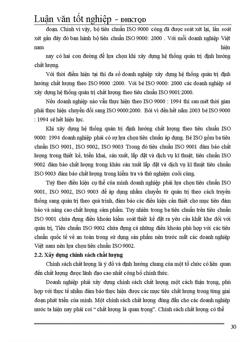 image for page Một số giải pháp hoàn thiện hệ thống quản trị chất lượng tại Công ty Que hàn điện Việt Đức
