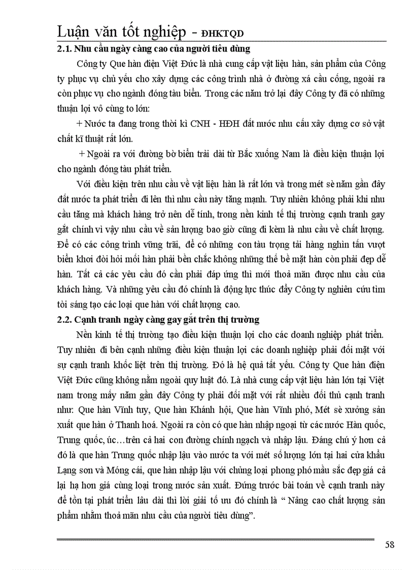 image for page Một số giải pháp hoàn thiện hệ thống quản trị chất lượng tại Công ty Que hàn điện Việt Đức