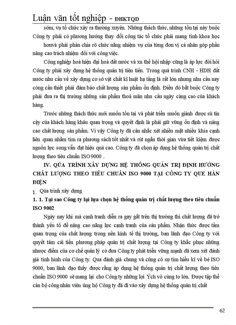 image for page Một số giải pháp hoàn thiện hệ thống quản trị chất lượng tại Công ty Que hàn điện Việt Đức