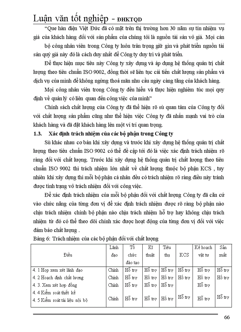 image for page Một số giải pháp hoàn thiện hệ thống quản trị chất lượng tại Công ty Que hàn điện Việt Đức