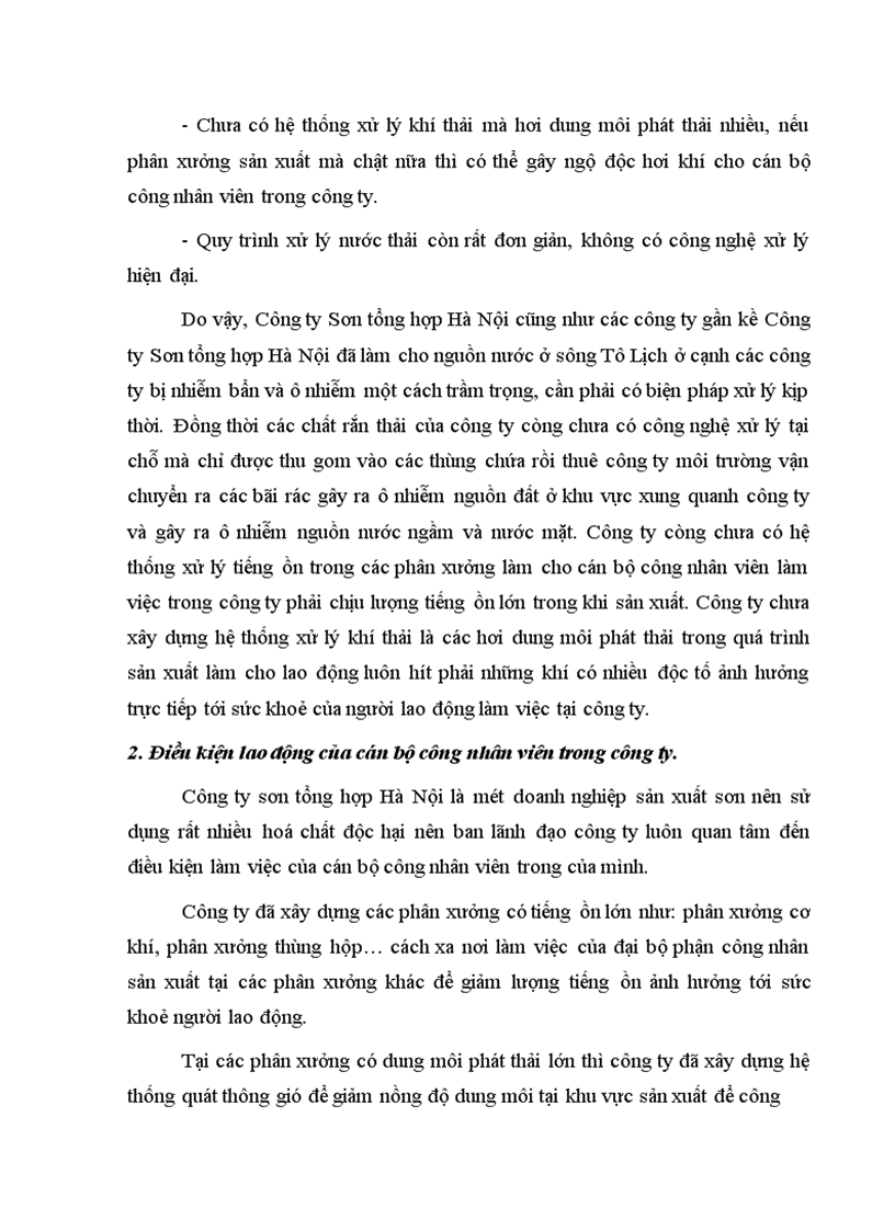 image for page Công tác an toàn vệ sinh môi trường tại Công ty Sơn tổng hợp Hà Nội thực trạng và giải pháp