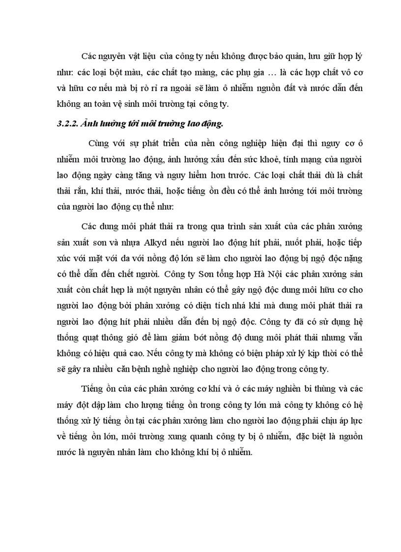 image for page Công tác an toàn vệ sinh môi trường tại Công ty Sơn tổng hợp Hà Nội thực trạng và giải pháp