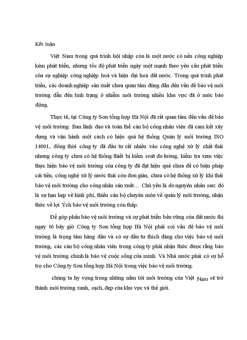 image for page Công tác an toàn vệ sinh môi trường tại Công ty Sơn tổng hợp Hà Nội thực trạng và giải pháp