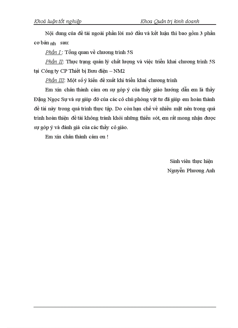 image for page Triển khai chương trình 5S – Nghiên cứu tình huống tại Công ty cổ phần Thiết bị Bưu điện – Nhà máy 2