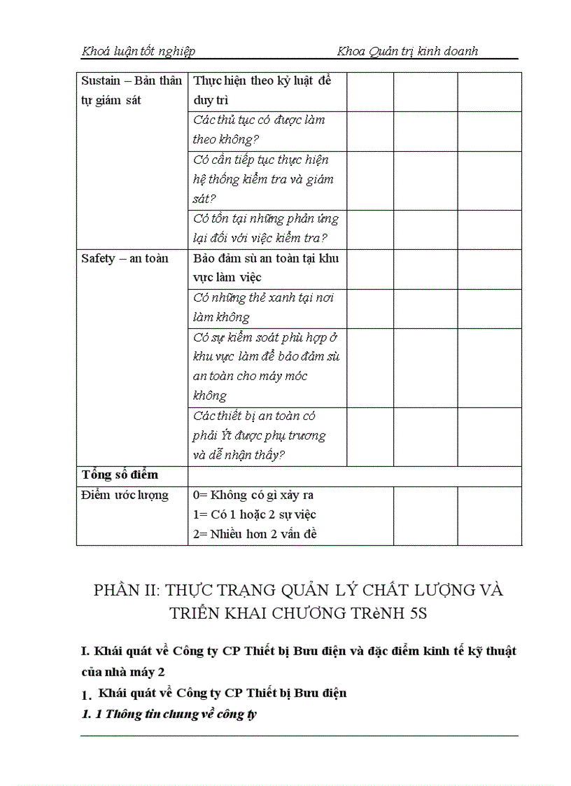 image for page Triển khai chương trình 5S – Nghiên cứu tình huống tại Công ty cổ phần Thiết bị Bưu điện – Nhà máy 2