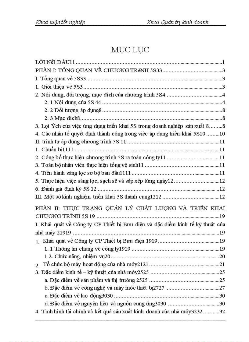 image for page Triển khai chương trình 5S – Nghiên cứu tình huống tại Công ty cổ phần Thiết bị Bưu điện – Nhà máy 2