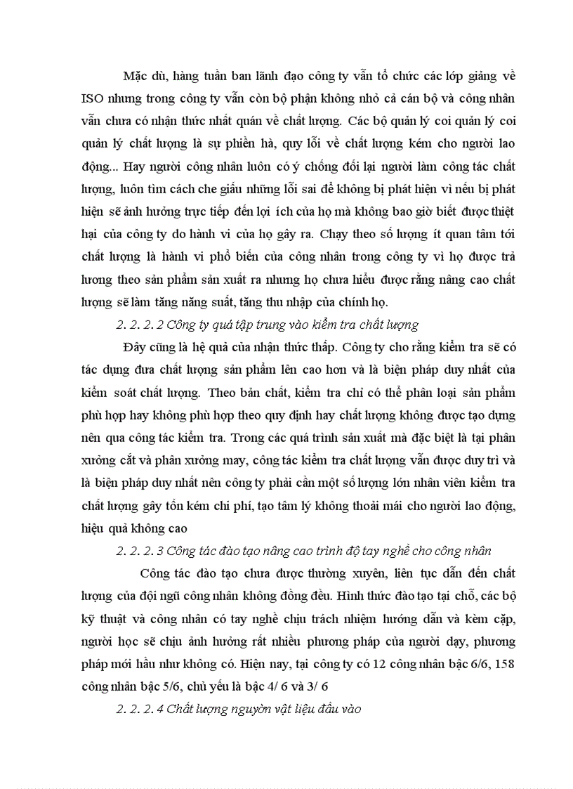 image for page Một số giải pháp nâng cao chất lượng sản phẩm của công ty cổ phần may 19