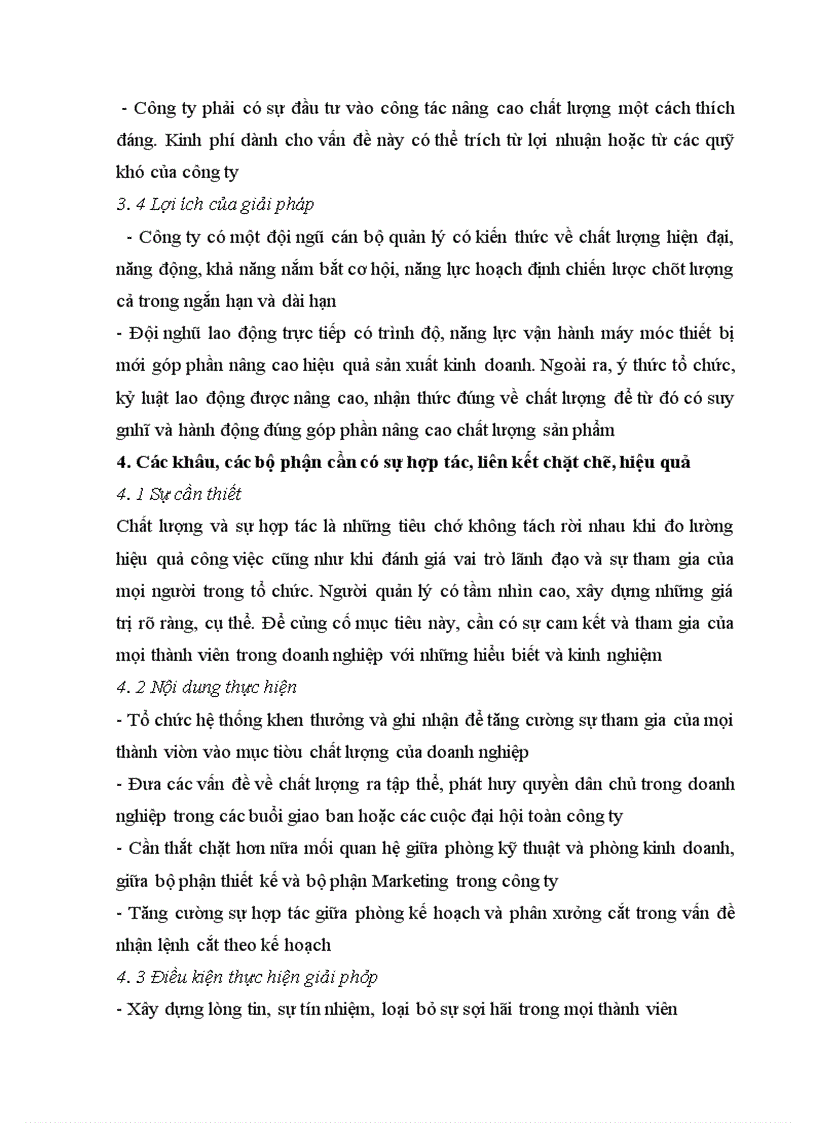 image for page Một số giải pháp nâng cao chất lượng sản phẩm của công ty cổ phần may 19