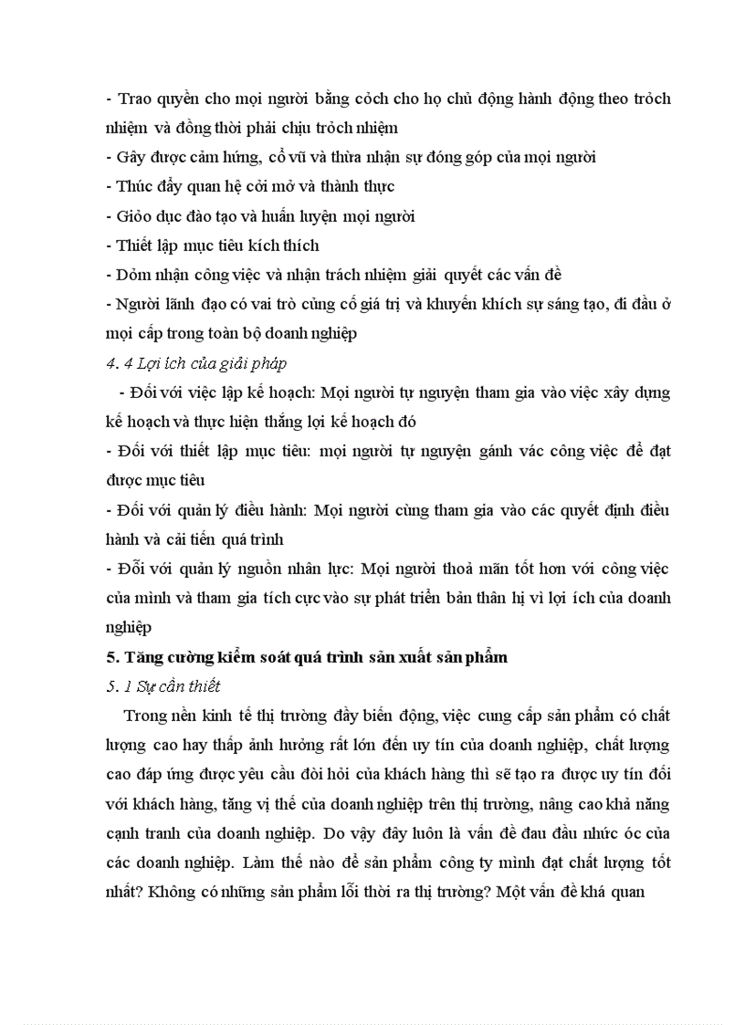 image for page Một số giải pháp nâng cao chất lượng sản phẩm của công ty cổ phần may 19