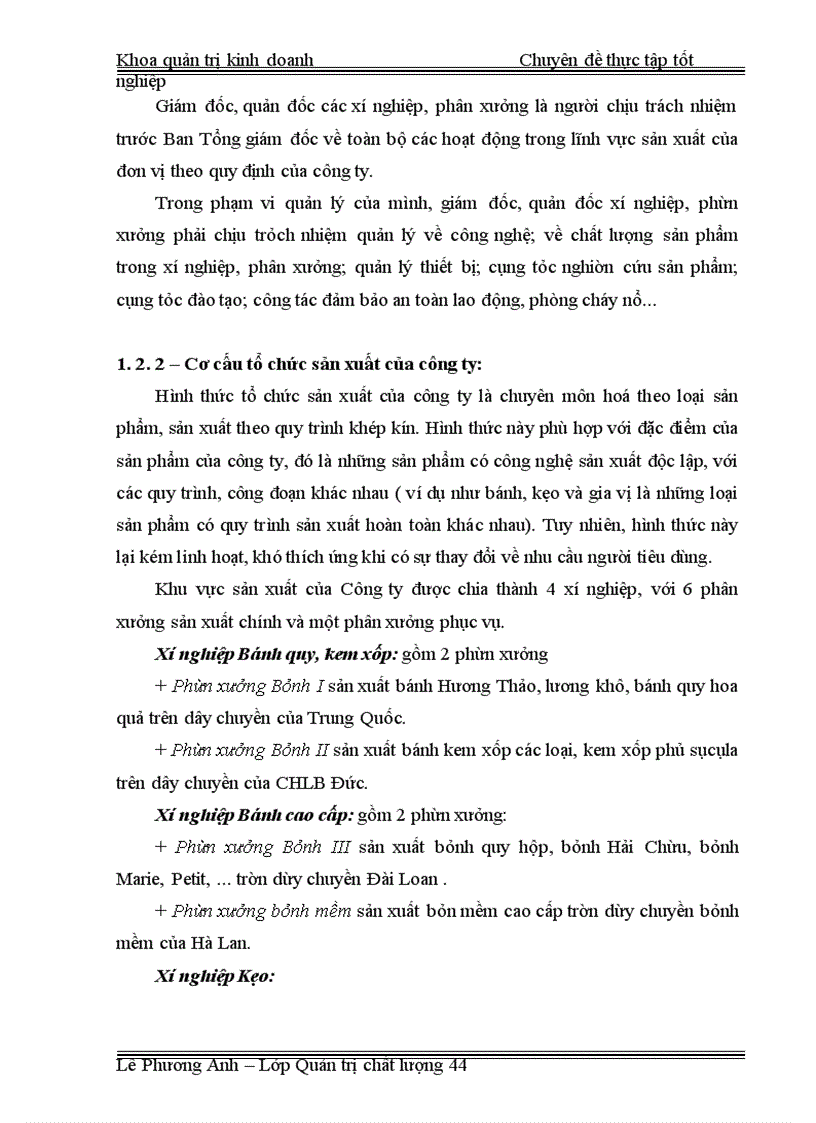 image for page Áp dụng công cụ thống kê nhằm kiểm soát và cải tiến chất lượng tại công ty CP bánh kẹo Hải Châu