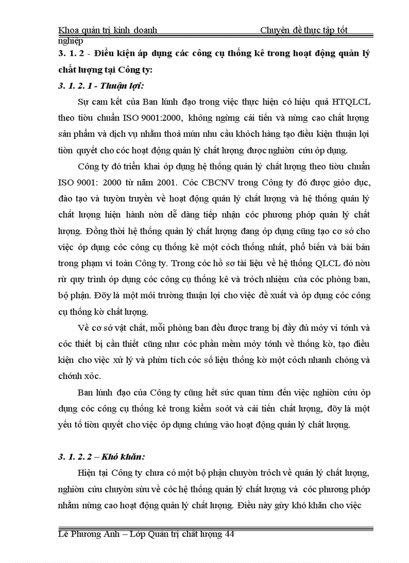 image for page Áp dụng công cụ thống kê nhằm kiểm soát và cải tiến chất lượng tại công ty CP bánh kẹo Hải Châu