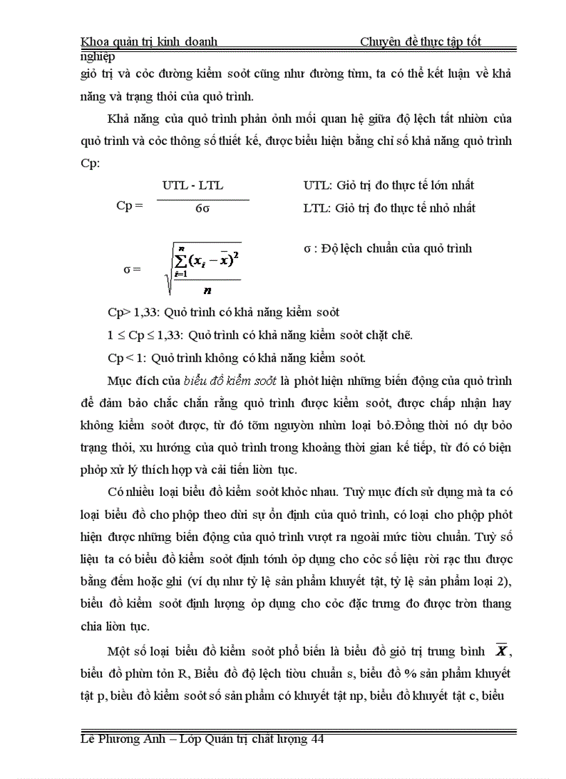 image for page Áp dụng công cụ thống kê nhằm kiểm soát và cải tiến chất lượng tại công ty CP bánh kẹo Hải Châu