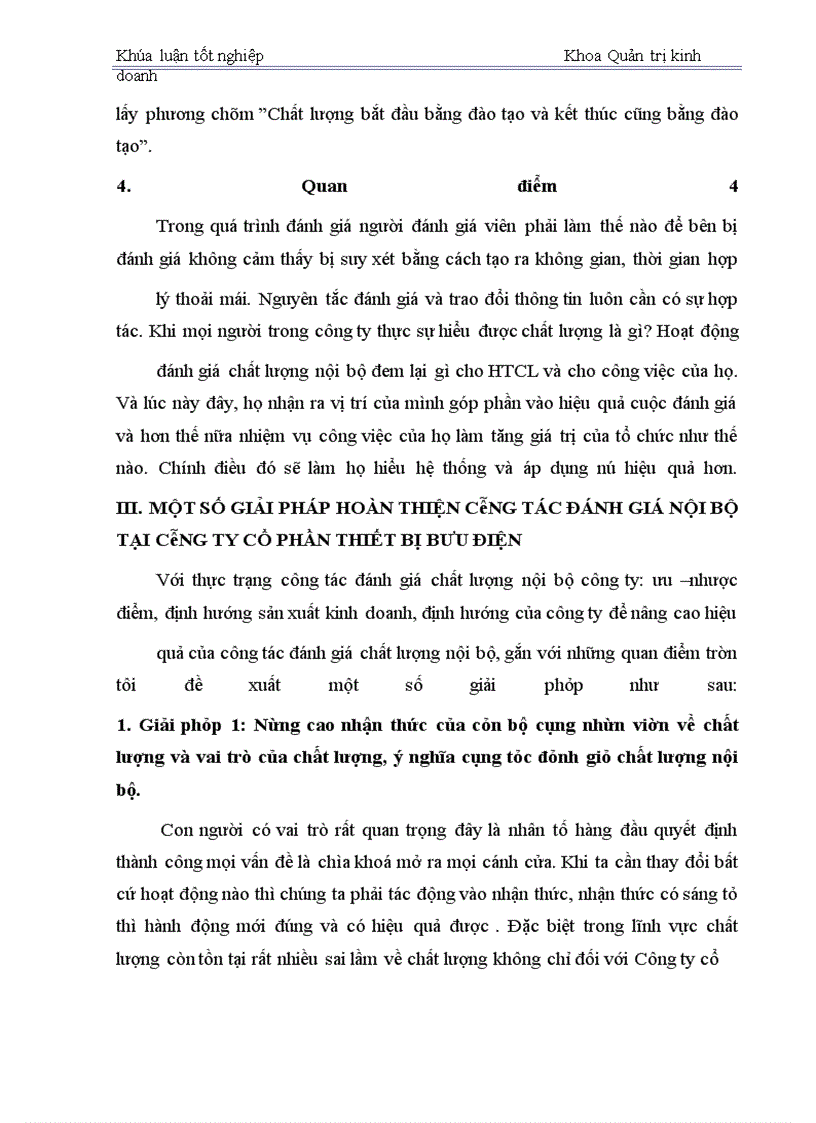 image for page Hoàn thiện công tác đánh giá chất lượng nội bộ tại Công ty cổ phần Thiết bị Bưu điện
