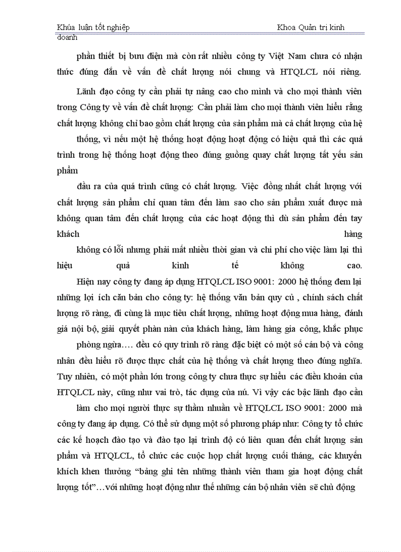 image for page Hoàn thiện công tác đánh giá chất lượng nội bộ tại Công ty cổ phần Thiết bị Bưu điện
