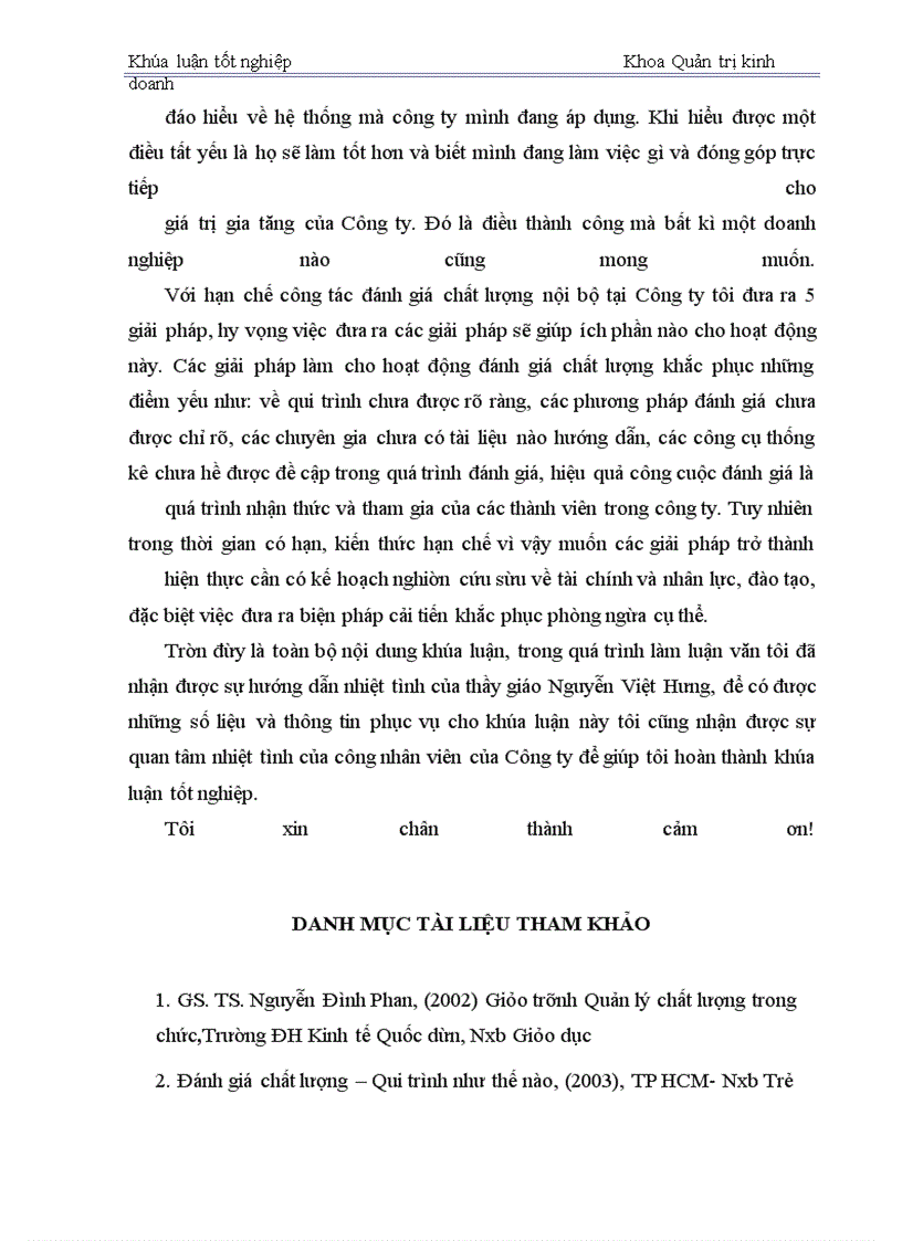 image for page Hoàn thiện công tác đánh giá chất lượng nội bộ tại Công ty cổ phần Thiết bị Bưu điện