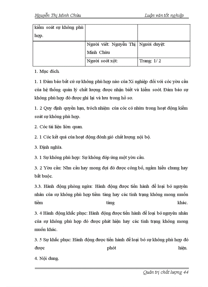 image for page Lập kế hoạch áp dụng hệ thống quản lý chất lượng ISO 9001: 2000 tại Xí nghiệp cơ khí Long Quân