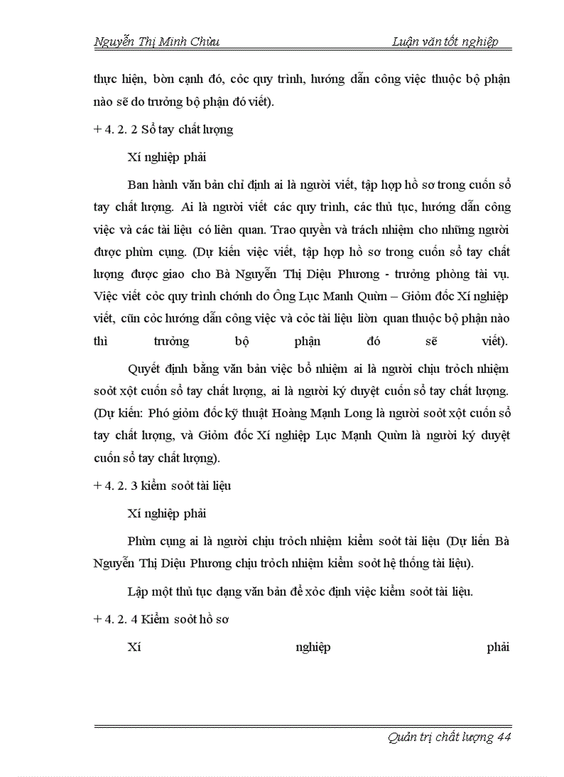 image for page Lập kế hoạch áp dụng hệ thống quản lý chất lượng ISO 9001: 2000 tại Xí nghiệp cơ khí Long Quân