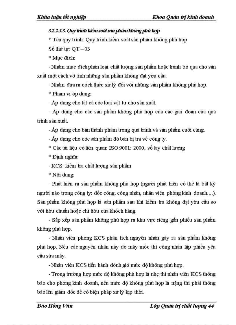 image for page Xây dựng hệ thống quản lý chất lượng ISO 9001: 2000 tại công ty TNHH Hoa San