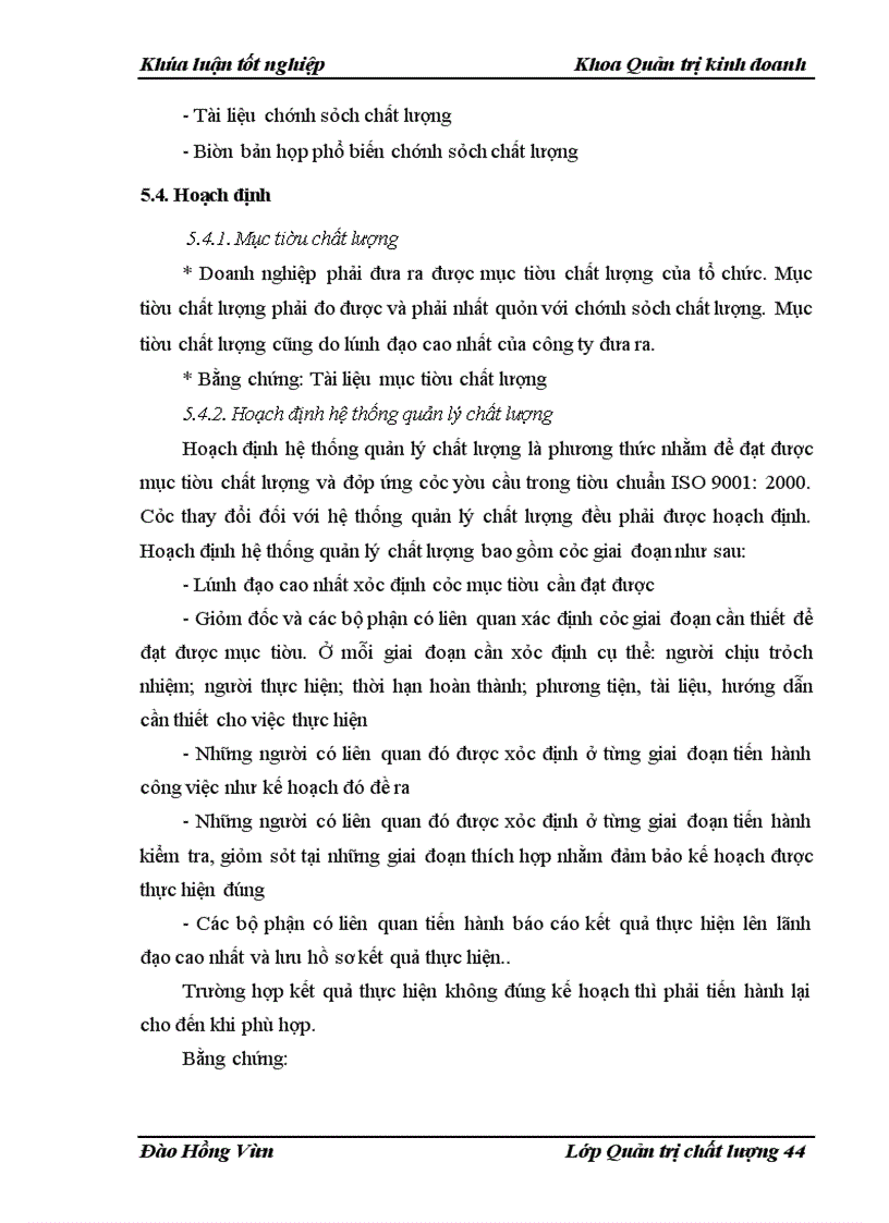 image for page Xây dựng hệ thống quản lý chất lượng ISO 9001: 2000 tại công ty TNHH Hoa San