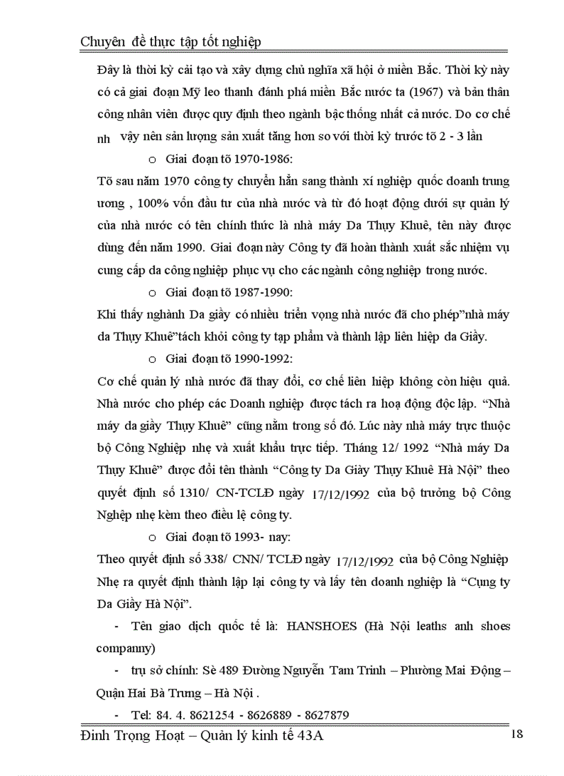 image for page Hoàn thiện quản lý và nâng cao chất lượng sản phẩm ở Công ty Da Giầy Hà Nội