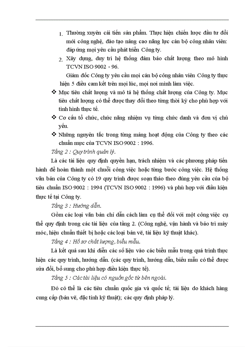 image for page Một số giải pháp nhằm thực hiện việc chuyển đổi hệ thống quản lý chất lượng theo tiêu chuẩn ISO 9002 (1994) sang ISO 9001 (2000) tại Công ty Cơ khí Hà Nội
