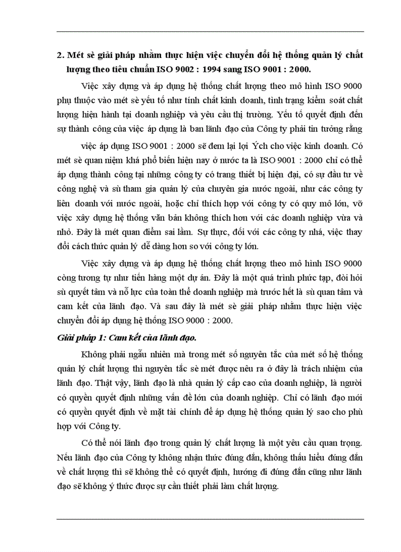 image for page Một số giải pháp nhằm thực hiện việc chuyển đổi hệ thống quản lý chất lượng theo tiêu chuẩn ISO 9002 (1994) sang ISO 9001 (2000) tại Công ty Cơ khí Hà Nội