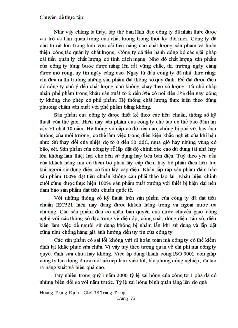 image for page Một số biện pháp nhằm duy trì và đảm bảo hệ thống quản lý chất lượng theo tiêu chuẩn ISO 9001 tại công ty EMIC