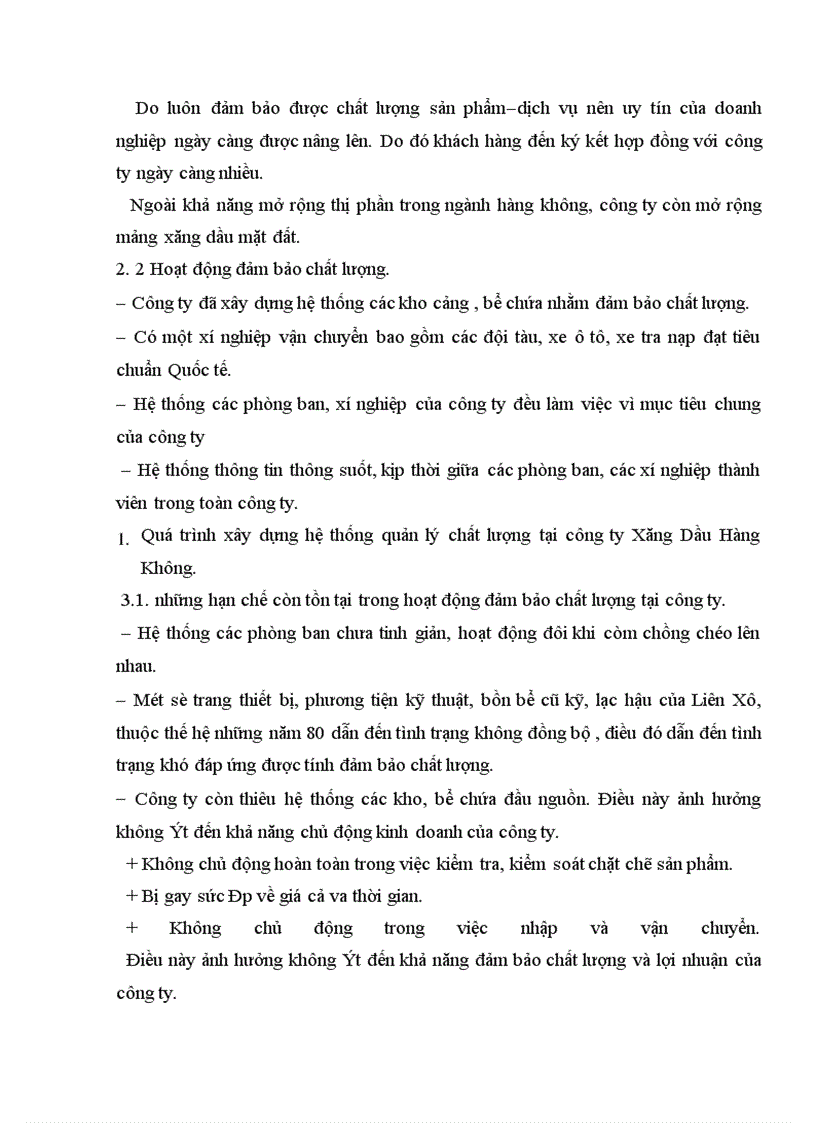 image for page Tạo điều kiện thuận lợi áp dụng thành công hệ thống quản lý chất lượng theo tiêu chuẩnQuốc tế ISO9001-2000 ở công ty Xăng Dầu Hàng Không