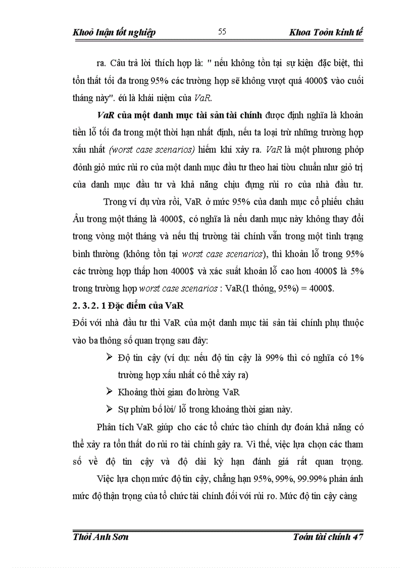 image for page Quản trị và đánh giá rủi ro của danh mục đầu tư trên thị trường chứng khoán Việt Nam